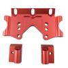 Aluminum Front Bulkhead Upgrade for 1/10 Slash VXL 2WD, Rustler VXL 2WD, Stampede VXL 2WD, Bandit VXL 2WD  Alloy Hop-Up, Replaces #2530 / #2530A (Red) view 3
