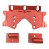 Aluminum Front Bulkhead Upgrade for 1/10 Slash VXL 2WD, Rustler VXL 2WD, Stampede VXL 2WD, Bandit VXL 2WD  Alloy Hop-Up, Replaces #2530 / #2530A (Red) view 4