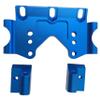 Aluminum Front Bulkhead Upgrade for 1/10 Slash VXL 2WD, Rustler VXL 2WD, Stampede VXL 2WD, Bandit VXL 2WD  Alloy Hop-Up, Replaces #2530 / #2530A (Blue) view 3