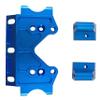 Aluminum Front Bulkhead Upgrade for 1/10 Slash VXL 2WD, Rustler VXL 2WD, Stampede VXL 2WD, Bandit VXL 2WD  Alloy Hop-Up, Replaces #2530 / #2530A (Blue) view 4