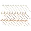 COOLHIYA 30PCS Natural Wood Mini Hammer Wooden Mallets for Traditional Craft Pounding Tools for Cake Shops Home Play Educational Stem Activity view 1