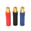 3PCS 6.5mm Male to 5.5mm Female Bullet Adapter Connector Castle Mambo ESC Extension view 2