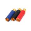 3PCS 6.5mm Male to 5.5mm Female Bullet Adapter Connector Castle Mambo ESC Extension view 3
