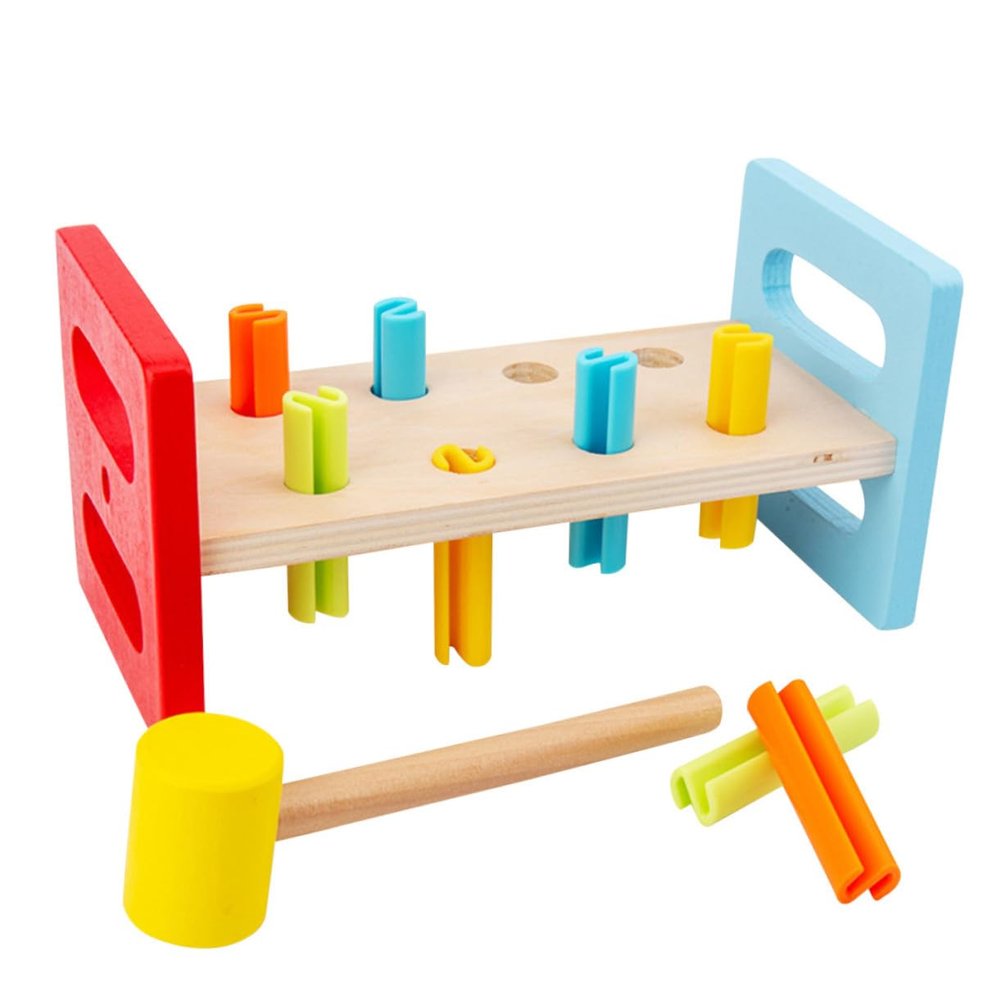 2Pcs Hammer Pounding for Interactive Whack Game Enhancing Hand-Eye Coordination and Fine Motor Skills Educational for Age Year and Up