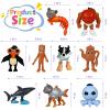 24PCS Italian Brainrot Toys, 1.3" Steal A Brainrot Figures for Easter Egg Fillers - Mini Brain Rot Meme Figures for Decor, Funny Birthday/Easter Gifts for Kids, Easter Basket Stuffers for Teens view 2