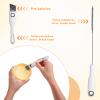 2 Pcs Multifunctional Cup Lid Cleaning Brush and Straw Cleaner Brush Set - 2-in-1 Cup Lid Cleaner with Bristles for Deep Cleaning Bottle Lids, Straws, Spouts and Narrow Gaps Lids Cleaning Brush Tool view 3