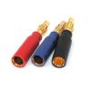 3PCS 4mm Male to 5mm Female Bullet Adapter Connector Castle Mambo ESC Extension view 4