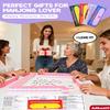 Adkoat 4PCS Chinoiserie Mahjong Line Finder - Mah Jongg Card Guided Reading Ruler Tracker Tool for Beginner Seniors - ADHD Dyslexia Overlays Aid Maker Reader - Mah Jongg Accessories and Gifts view 4