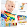 COOLHIYA 2Pcs Montessori Pounding and Hammering for Interactive Whack Game Plaything with Hammers Enhances Fine Motor Skills Hand-Eye Coordination and Cognitive Development view 3