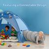 AFUNX Kids Play Tent, Space Theme Indoor Tent with Tunnel Port, Foldable Playhouse for Boys and Girls, Ideal House for Imaginative Play,Perfect Kids Gift- 70" x 45" x 43" view 2