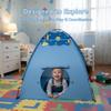 AFUNX Kids Play Tent, Space Theme Indoor Tent with Tunnel Port, Foldable Playhouse for Boys and Girls, Ideal House for Imaginative Play,Perfect Kids Gift- 70" x 45" x 43" view 4