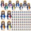 Comkrivy 80 Pcs Little Jesus Figures, 8 Colors Mini Jesus Figurines in Bulk, Easter Egg Stuffers, Tiny Figure for Hide and Seek, Sunday School, Baptism Gifts, Church Religious Party Favors (Stlye C) view 1