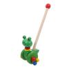 COOLHIYA Walker Push Animal Pushing Cart Cartoon Amphibian Style Safe Wood Material Support Stability for Boy Girl Learning to Walk Birthday Christmas view 1