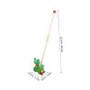 COOLHIYA Walker Push Animal Pushing Cart Cartoon Amphibian Style Safe Wood Material Support Stability for Boy Girl Learning to Walk Birthday Christmas view 2