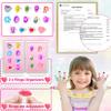 BEKALERZ Play Jewelry Set for Girls, Princess Dress Up Toddler Jewelry Toys with Rings & Earrings, Unicorn Costume Jewelry Gift for Ages 3-8, Perfect for Birthday or Christmas view 2
