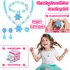 BEKALERZ Play Jewelry Set for Girls, Princess Dress Up Toddler Jewelry Toys with Rings & Earrings, Unicorn Costume Jewelry Gift for Ages 3-8, Perfect for Birthday or Christmas view 3