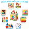 Bravmate Wooden Activity Cube and Kids Tool Set view 2