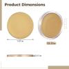 30 Pcs Blank Challenge Coins, 1.57" Metal Engraving Coins with Threaded Edge & Acrylic Protection Box, Gold Tone DIY Craft Coins, Commemorative Collection Supplies view 4