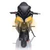 yifaeux 50cc Pocket Rocket Motorcycle, 8 Inch Wheels Mini Motorcycle, Gas Pocket Motorbike with Front Rear Disc Brakes, Dual Headlights, 4-Stroke Black view 3
