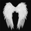 Angel Wings Glowing Halo Headband Set,Realistic Fairy Wings Halo Fancy Dress for Halloween Carnival Costume Party (Yellow) view 3