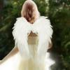 Angel Wings Glowing Halo Headband Set,Realistic Fairy Wings Halo Fancy Dress for Halloween Carnival Costume Party (Yellow) view 4