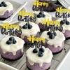 12Pc Happy Birthday Cupake Toppers, Elegant Cupcake Decorations Black and Gold Glitter with Stars Cupake Toppers for Birthdays, Baby Showers & Anniversaries Cupake Decorations Supplies view 3