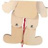 COOLHIYA 6pcs Unfinished Wooden Clown Marionette Puppets Pull String Puppet for Family Gathering Skill Development Natural Craft Home Decor view 3