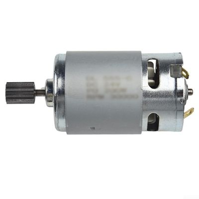 Electric Motor Gear Set RS550/RS390/RS380/RS555 for Kids Ride-On Car 6V/12V/24V, High Torque Replacement with 10-Tooth Gear and Wiring Kit,for Children's Electric Vehicles(555 24V 30000RPM)