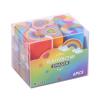 6 Colorful Heart Erasers Easy-Clean Painting School Accessories Pencil Eraser Students Art & Study Use Pencil Love Heart Eraser Rainbow School Supplies for Kids view 4