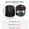 Carbon Fiber Exhaust Parts for M2 F87 M3 F80 M4 F82 F83 Muffler Tailpipe Upgrade MP Nozzle System Modification Accesories(Carbon Texture D) view 2