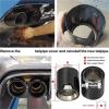 Carbon Fiber Exhaust Parts for M2 F87 M3 F80 M4 F82 F83 Muffler Tailpipe Upgrade MP Nozzle System Modification Accesories(Carbon Texture D) view 3