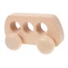 COOLHIYA Wooden Push Car for Boy Girl Lightweight Smooth Hand Grip Grasping with Rounded Edges Safe Non-Toxic Wood for Newborns view 1