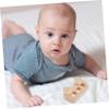 COOLHIYA Wooden Push Car for Boy Girl Lightweight Smooth Hand Grip Grasping with Rounded Edges Safe Non-Toxic Wood for Newborns view 3