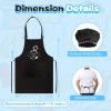 YFDFFSDCY Kids Apron and Chef Hat Set, Junior CHEF Funny Apron Adjustable Kitchen Apron Cooking Baking Painting with 2 Pockets for Boys and Girls view 2