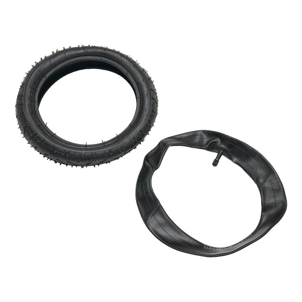 12 Inch 280X65-203 Pushchair Tire And Inner Tube Set, Thickened Rubber Tyre Compatible With Baby Strollers And Prams, Wear-Resistant Black Wheel Parts For Smooth Outdoor Ride(Inner tube + outer tire)