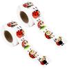 1000pcs Ladybug Stickers, Adorable Cartoon Lady Bug Kids Stickers Roll Funny Party Decoration Supplies Suitable for Water Bottle Refrigerator Laptop Window view 1