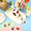 1000pcs Ladybug Stickers, Adorable Cartoon Lady Bug Kids Stickers Roll Funny Party Decoration Supplies Suitable for Water Bottle Refrigerator Laptop Window view 3