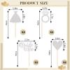 12PCS Silver Glitter Bride to Be Cupcake Topper Set, Wedding Cake Decors, No Assembly Bridal Shower and Bachelorette Party Cupcake Decorations view 4