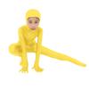 2025 Orange Jumpsuit Kids Full Open Face Spandex Halloween Bodysuit Stretch Unitard Child Cute (Yellow, 3-5 Years) view 3