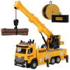 Mobile Crane Tow Truck Toy for Logging Farm Port Shipyard Building Bridge Construction Vehicles Engine Machine City Gravity Lifting Arm Kids Boys Age 3-5 4-7 Years Old Christmas Birthday Easter Gifts view 1