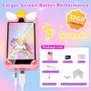 Kids Smart Phone for Girls, Toddler Birthday Gifts for Girl 3 4 5 6 7 8 9 10 Year Old, Kids Toy Cell Phone with 4" Touchscreen Cameras, Music, Games, Travel Preschool Learning Education Toy view 4