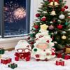 MOFABIA Clothes for 17cm Doll, 6 pcs Set Doll's Christmas Outfits Hat Glassses Sweater Shoes Christmas Tree Cosplay Accessories Adorable Dolls Clothes (No Doll) (Christmas Red&White) view 2