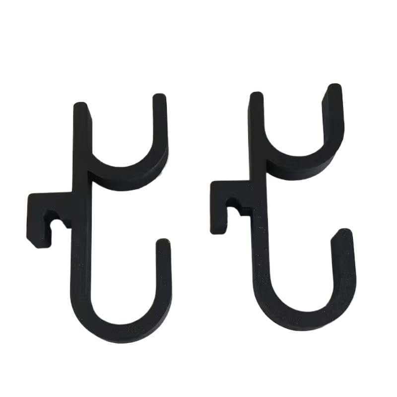 2Pcs Car Umbrella Holder Hook, Universal Auto Umbrella Hooks for Car SUV Truck, Waterproof Anti-Slip Umbrella Storage Holder for Headrest & Trunk