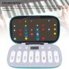 Diydeg Music Rhythm Game Machine, Fast Push Electronic Organ with Music and Light for Kids Aged 3 to 16 Years, Handheld Puzzle Game Improves Response Speed and Hand Eye Coordination (Green) view 3