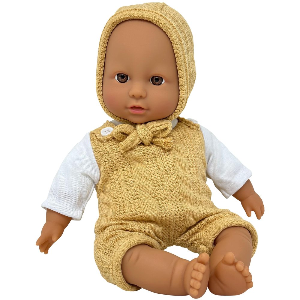 12 inch Realistic Baby Doll with Soft Body and Vinyl Head, Arms, and Legs, Beautiful Soft Baby Doll Dressed in a Matching Onesie and Hat Packaged in a Gift Box Ideal Size for Toddlers, Boys, Girls