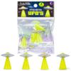 Archie McPhee Itty Bitty UFOs - Bag of 4 Miniature Soft Vinyl Figures view 1