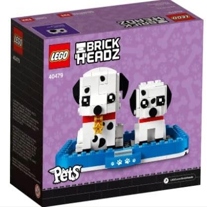40479 Dalmatian and Puppy Brickheadz (Retired) (Certified Complete)