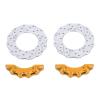 JTLB RC Car Brake Disc and Caliper Set High Simulation Aluminum Alloy Brake Discs RC Crawler Brake Disc (Gold) view 3