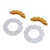 JTLB RC Car Brake Disc and Caliper Set High Simulation Aluminum Alloy Brake Discs RC Crawler Brake Disc (Gold) view 4