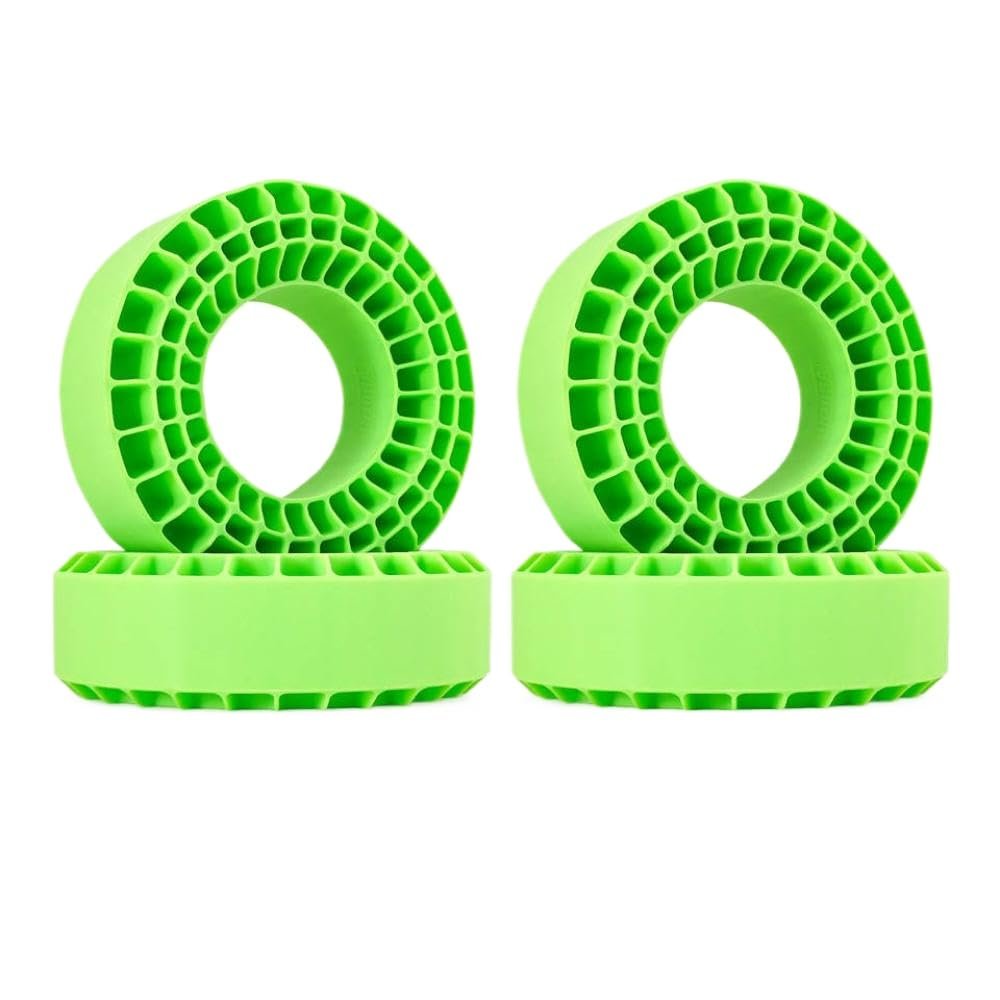 WYCZCFIS Universal Fit Rubber Inserts Foam Compatible with 1.9" Tires 106-108mm 4.19" OD Aftermarket Replacement(Green)
